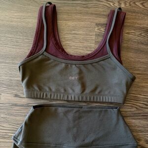 SET Active Brown Form Cloud Set